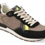 Pantofi sport PEPE JEANS negri, MS40005, din materia textil