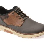 Pantofi sport RIEKER maro, B3357, din material textil