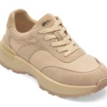 Pantofi sport Dama PASS COLLECTION bej, M960012, din material textil