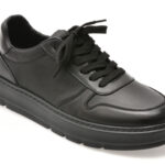 Pantofi sport GRYXX negri, LN46, din piele naturala