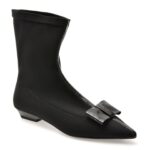 Botine EPICA negre, 6124049, din material textil