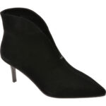 Botine elegante FLAVIA PASSINI negre, 24A623, din piele intoarsa