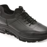 Pantofi sport GRYXX negri, ALM7500, din piele naturala
