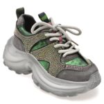 Pantofi sport Dama GRYXX negri, 8585, din material textil