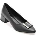 Pantofi dama eleganti EPICA negri, 619235, din piele naturala