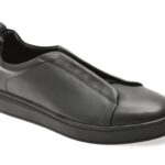 Pantofi sport BULLETTI negri, 7178, din piele naturala
