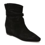 Botine EPICA negre, 63922, din piele intoarsa