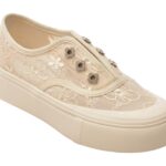 Pantofi sport Dama GRYXX albi, 9125, din material textil