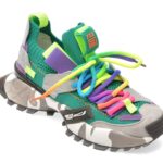 Pantofi sport Dama GRYXX verzi, 18159, din material textil