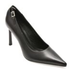 Pantofi dama eleganti EPICA PREMIUM negri, 6451D2, din piele naturala