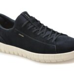 Pantofi sport GEOX bleumarin, U65MAA, din piele intoarsa