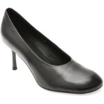 Pantofi dama eleganti EPICA negri, 5507, din piele naturala