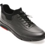 Pantofi sport BITE THE BULLET negri, CASP24, din piele naturala