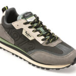 Pantofi sport PEPE JEANS negri, MS60003, din material textil