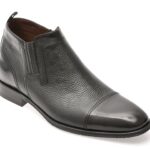 Ghete elegante LE COLONEL negre, 484100, din piele naturala