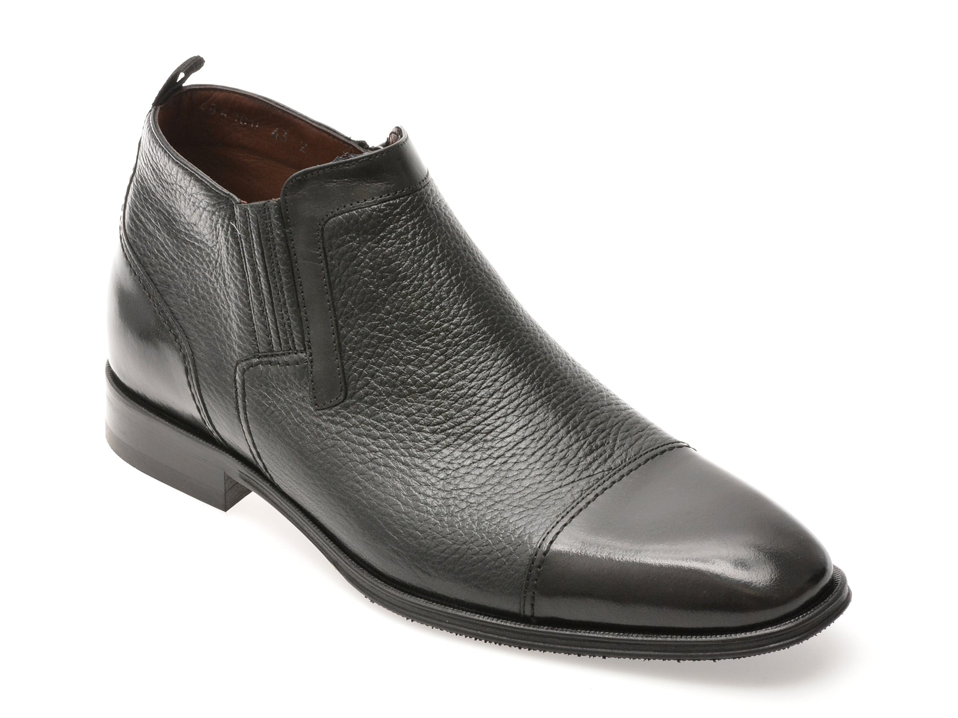 6c9967dfcaec03ffedcf0d5d7b6470c617703505867f7e78a7e07dc97c62556b Ghete elegante LE COLONEL negre, 484100, din piele naturala - imagine 1