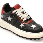Pantofi sport GRYXX negri, LN53, din piele naturala
