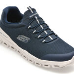 Pantofi sport SKECHERS bleumarin, GLIDE-STEP, din material textil