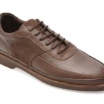 Pantofi OTTER maro, 813, din piele naturala