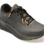 Pantofi sport SKECHERS kaki, MAX CUSHIONING PREMIER 2.0, din material textil