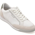 Pantofi sport BOSS albi, 8864, din material textil