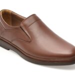Pantofi BITE THE BULLET maro, FL327, din piele naturala