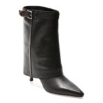 Botine elegante EPICA PREMIUM negre, 00687TB, din piele naturala