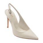 Pantofi dama eleganti ALDO albi, STESSYSLING 121, din piele naturala
