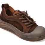 Pantofi dama GRYXX maro, X004, din piele naturala