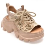 Pantofi sport Dama GRYXX bej, 56288, din material textil