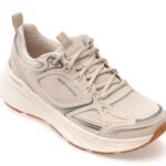 Pantofi sport Dama SKECHERS albi, EDGERIDE, din material textil