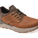 Pantofi sport RIEKER maro, 6050, din piele naturala
