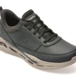 Pantofi sport SKECHERS negri, ARCH FIT ORVAN , din piele naturala