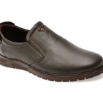 Pantofi OTTER maro, 556, din piele naturala
