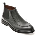 Ghete elegante LE COLONEL negre, 64137, din piele naturala