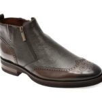 Ghete elegante LE COLONEL maro, 40940, din piele naturala