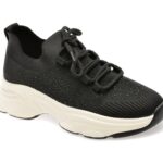 Pantofi sport Dama FLAVIA PASSINI negri, 213315A, din material textil