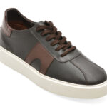 Pantofi sport BITE THE BULLET maro, WB003, din piele naturala