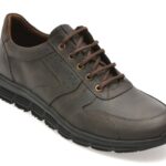 Pantofi sport BITE THE BULLET maro, TUR46, din piele naturala