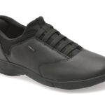 Pantofi sport GEOX negri, U56MXB, din piele naturala