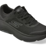 Pantofi sport SKECHERS negri, MAX CUSHIONING ENDEAVOUR, din material textil