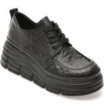 Pantofi dama GRYXX negri, 387601, din piele naturala