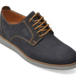 Pantofi OTTER bleumarin, A35, din nabuc