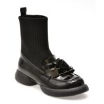 Ghete Femei GRYXX negre, 5W306T, din piele naturala lacuita