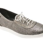 Pantofi dama EVIDA negri, EV2746, din piele naturala