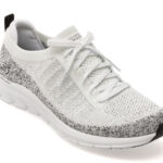 Pantofi sport Dama SKECHERS albi, PURE FLEX, din material textil