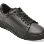 Pantofi sport GRYXX negri, 26Y20, din piele naturala
