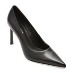 Pantofi dama eleganti EPICA PREMIUM negri, HF1427, din piele naturala