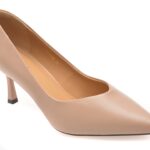 Pantofi dama eleganti EPICA nude, G09630, din piele naturala