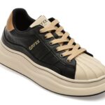 Pantofi sport GRYXX negri, F8922, din piele naturala